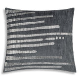 Castle Hill Tivoli Pebble Lumbar Pillow, Black