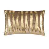 Adele Lumbar Pillow, Stone/Gold-Accessories-High Fashion Home