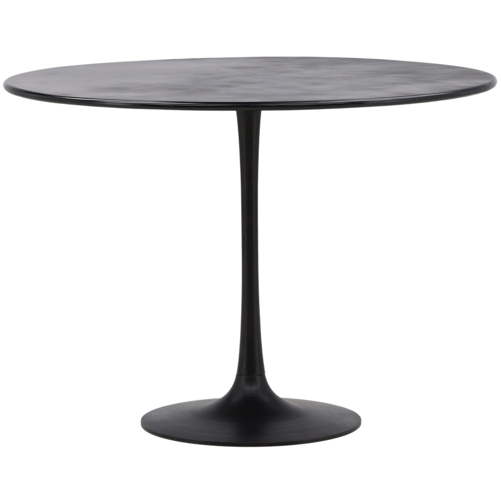 Bolton Round Dining Table, Antique Black
