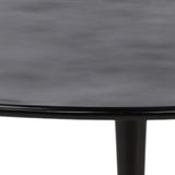 Bolton Round Dining Table, Antique Black