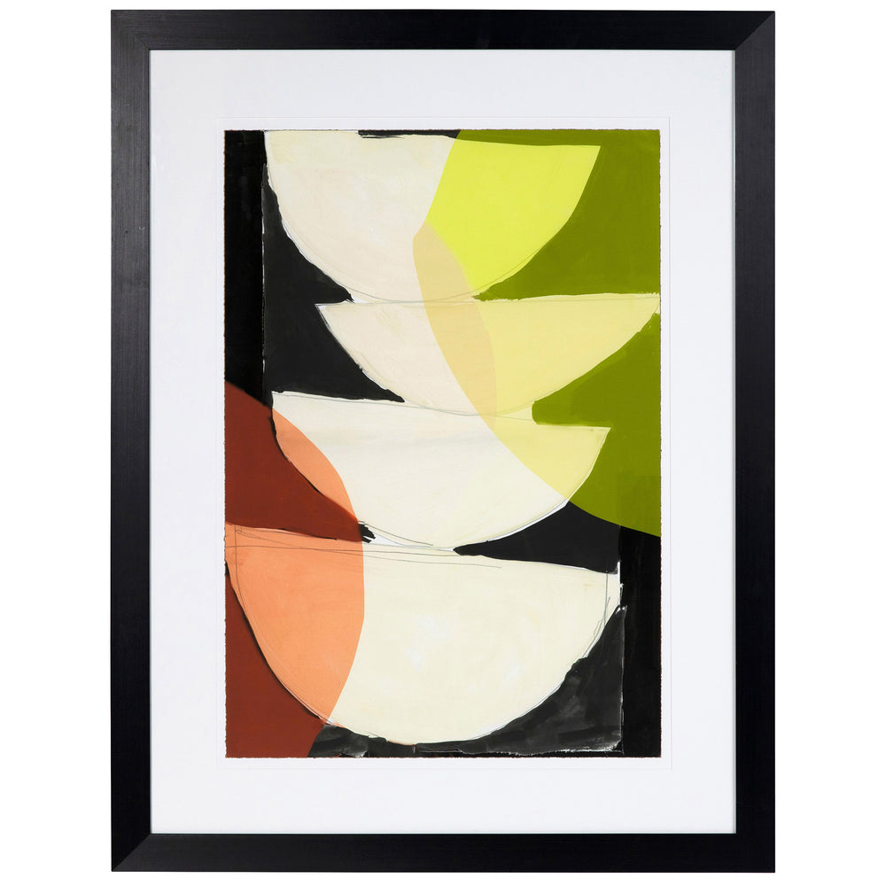 Four Semi Moons II Framed
