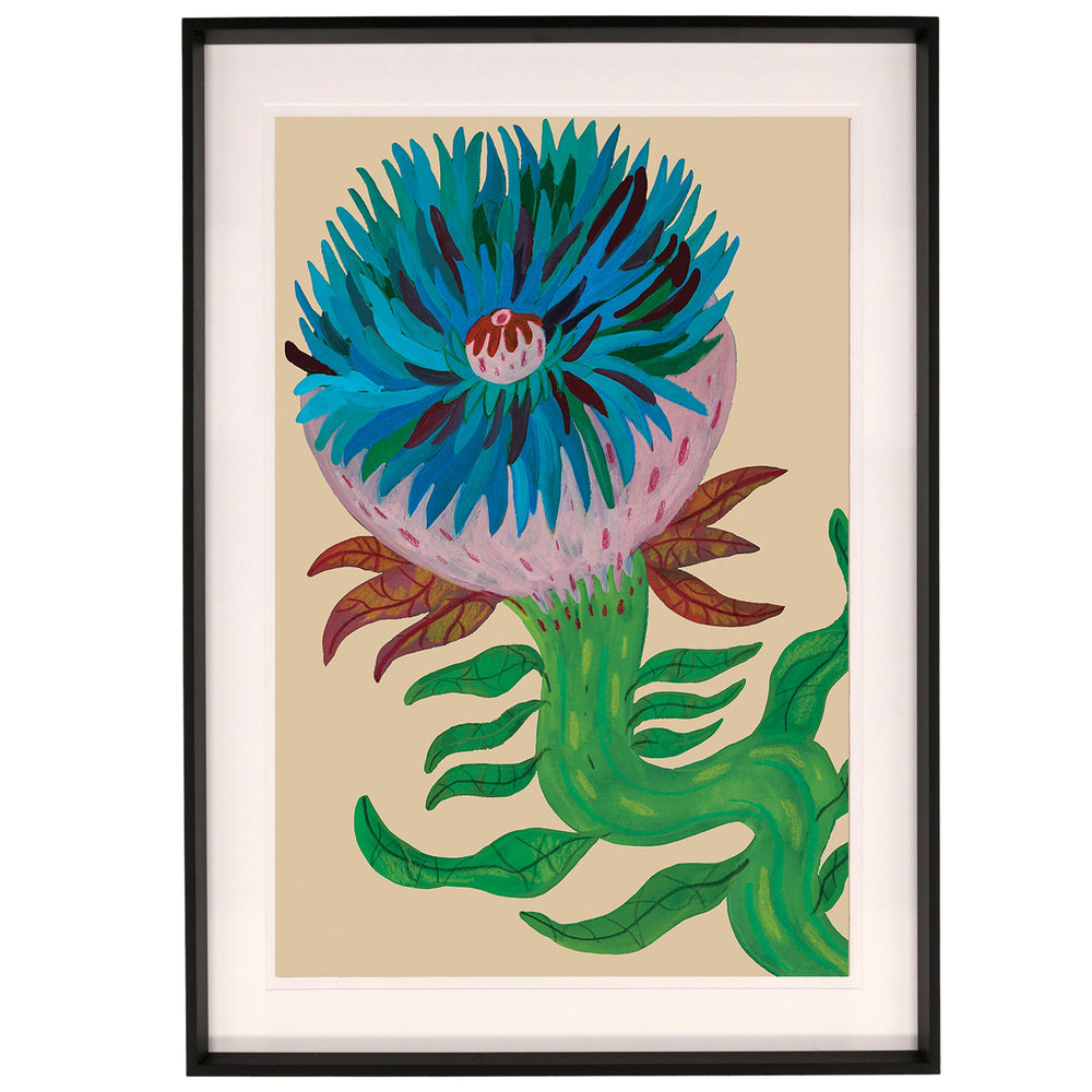 Playful Petals Colorful Framed