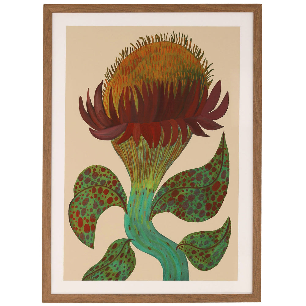 Playful Petals Lustrous Framed