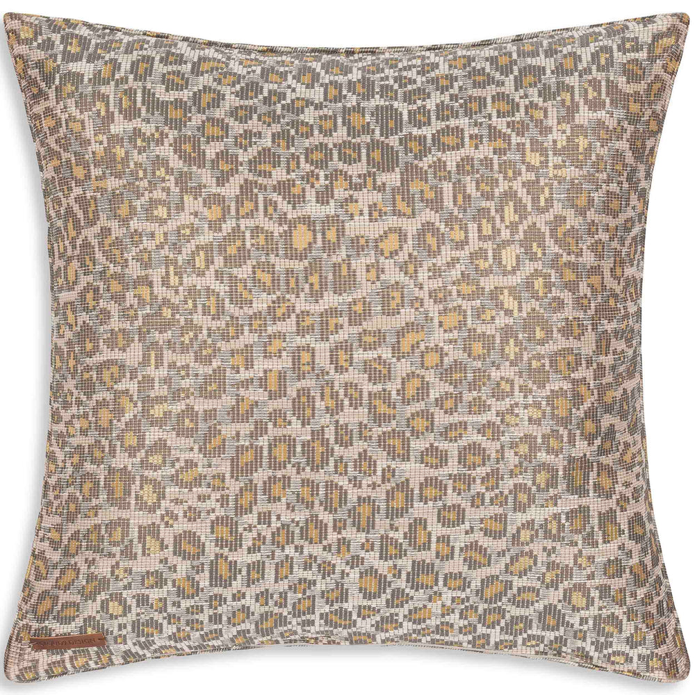 Asher Pillow, Grey/Gold