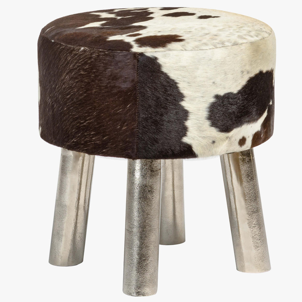 Brooks Small Leather Ottoman