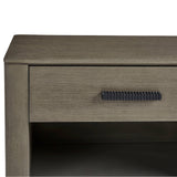 Malibu 1 Drawer Nightstand, Grey Latte-Furniture - Bedroom-High Fashion Home