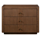 Arden 3 Drawer Nightstand, Medium Weathered