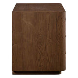 Arden 3 Drawer Nightstand, Medium Weathered