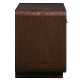 Olivia 1 Drawer Nightstand, Dark Weathered