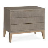 Caleb 3 Drawer Nightstand by Alder & Tweed