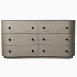 Emery 6 Drawer Dresser, Dusted Stone