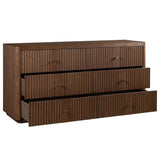 Arden 6 Drawer Dresser, Medium Weathered