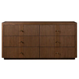 Arden 6 Drawer Dresser, Medium Weathered