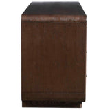 Olivia 6 Drawer Dresser, Dark Weathered