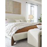 Crosby Platform Bed, Raw Sugar-Furniture - Bedroom-High Fashion Home