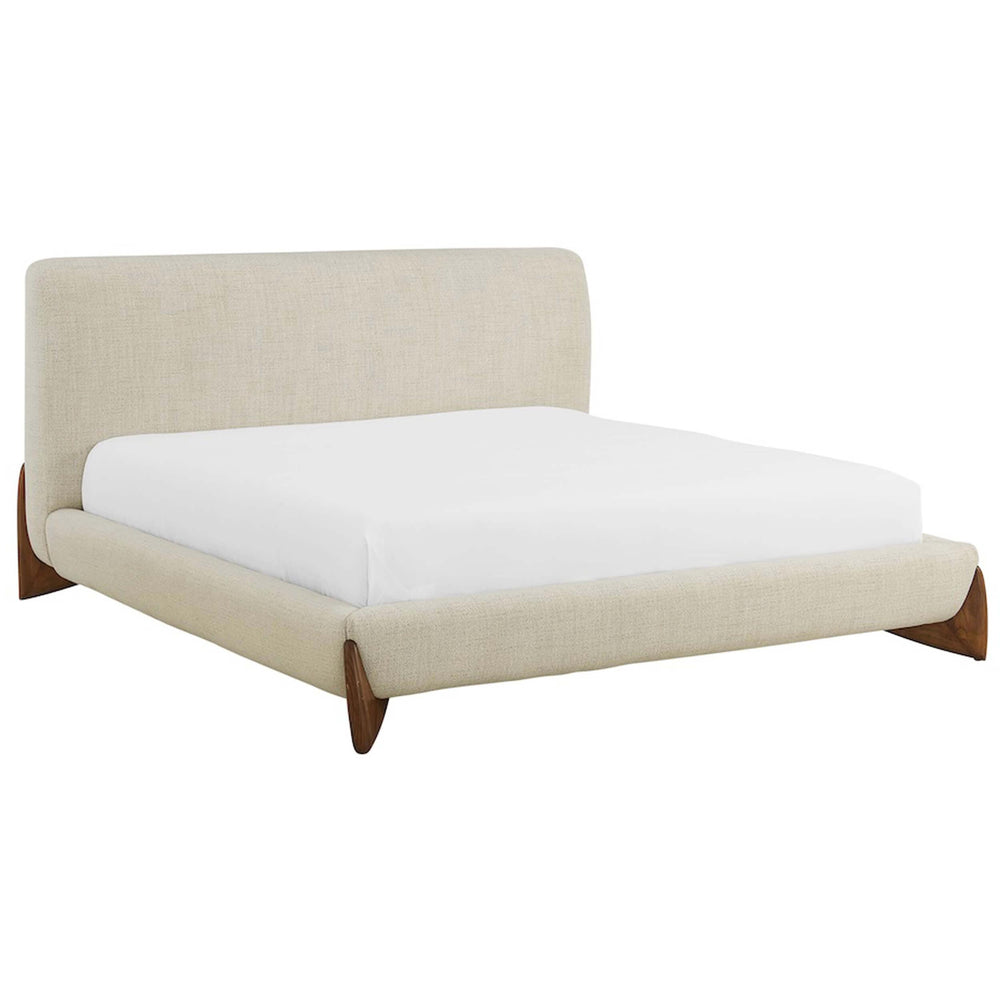 Crosby Platform Bed, Raw Sugar-Furniture - Bedroom-High Fashion Home