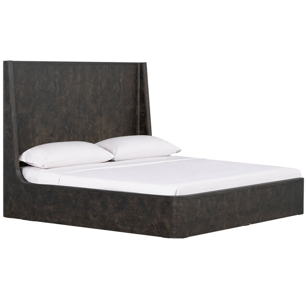 Marshall Bed, Chocolate Burl