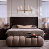 Marshall Bed, Chocolate Burl