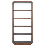 Loma Bookshelf. Caramel Burl