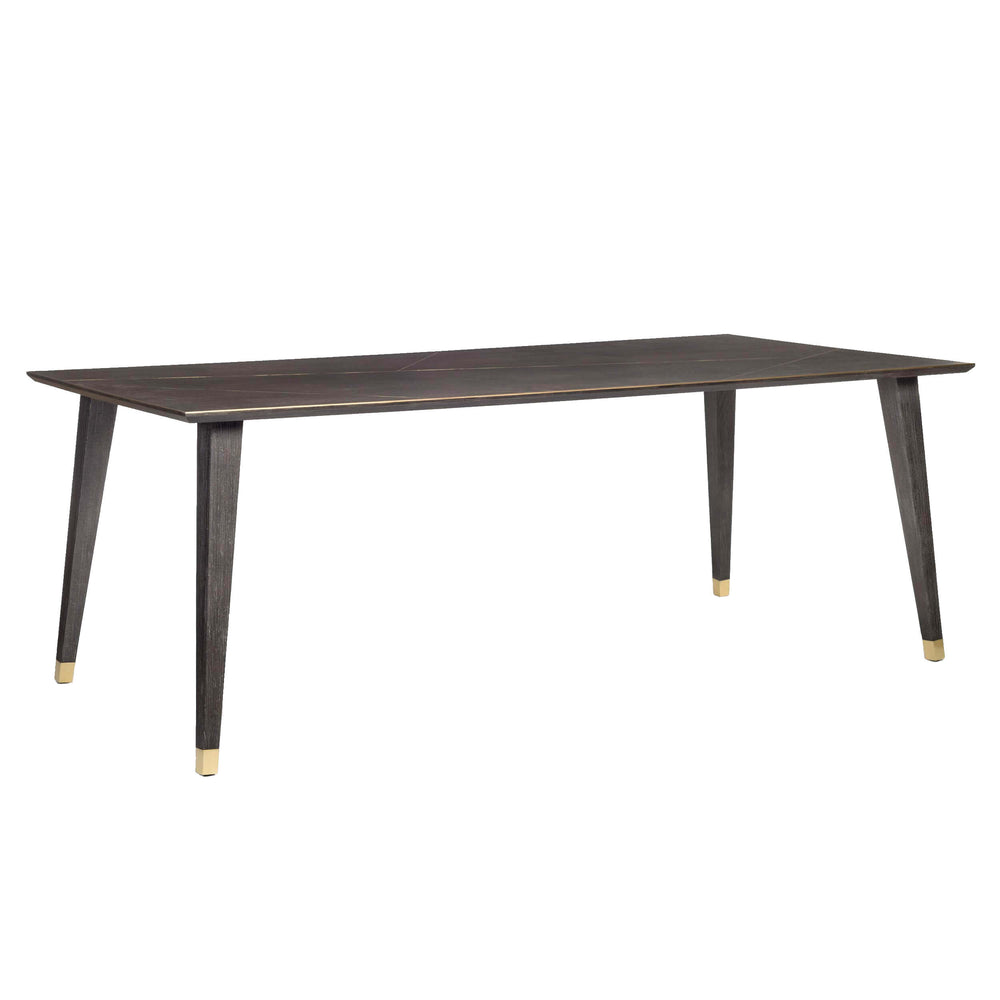 Brighton Rectangular Dining Table, Brushed Carbon