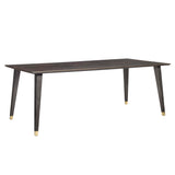 Brighton Rectangular Dining Table, Brushed Carbon