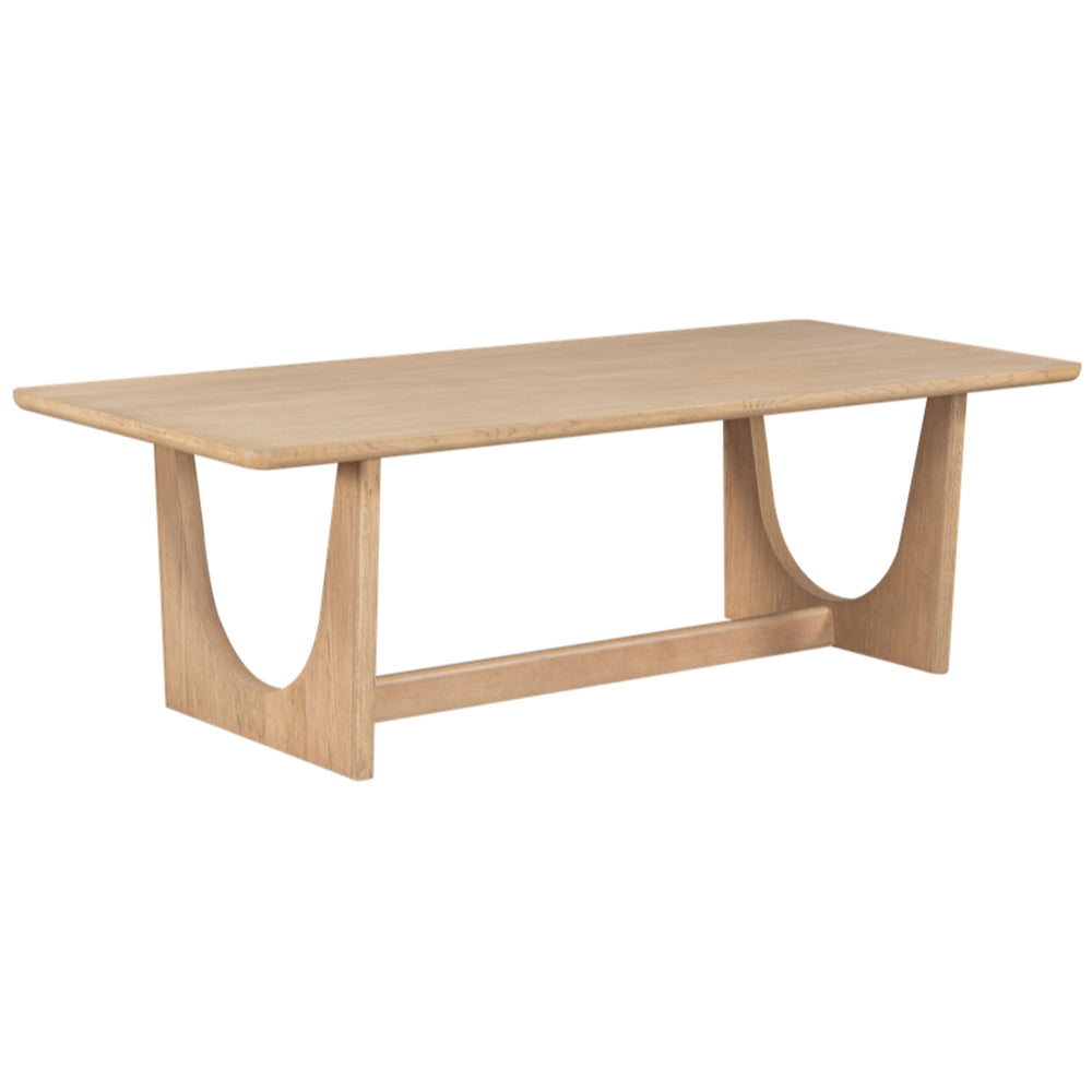 Stratos Dining Table, Raw Oak