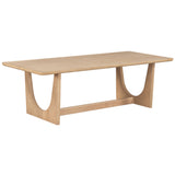 Stratos Dining Table, Raw Oak