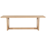 Stratos Dining Table, Raw Oak
