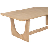 Stratos Dining Table, Raw Oak