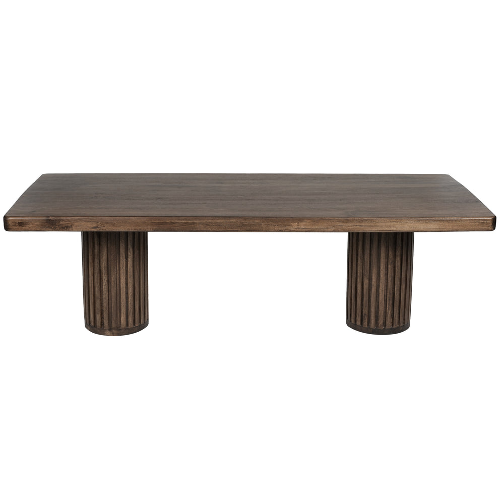 Bradley Dining Table, Modern Mocha
