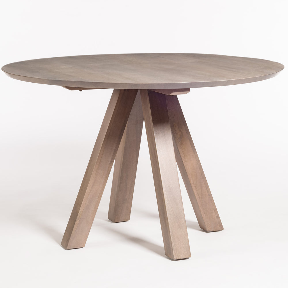 Trenton Round Dining Table, Misted Ash