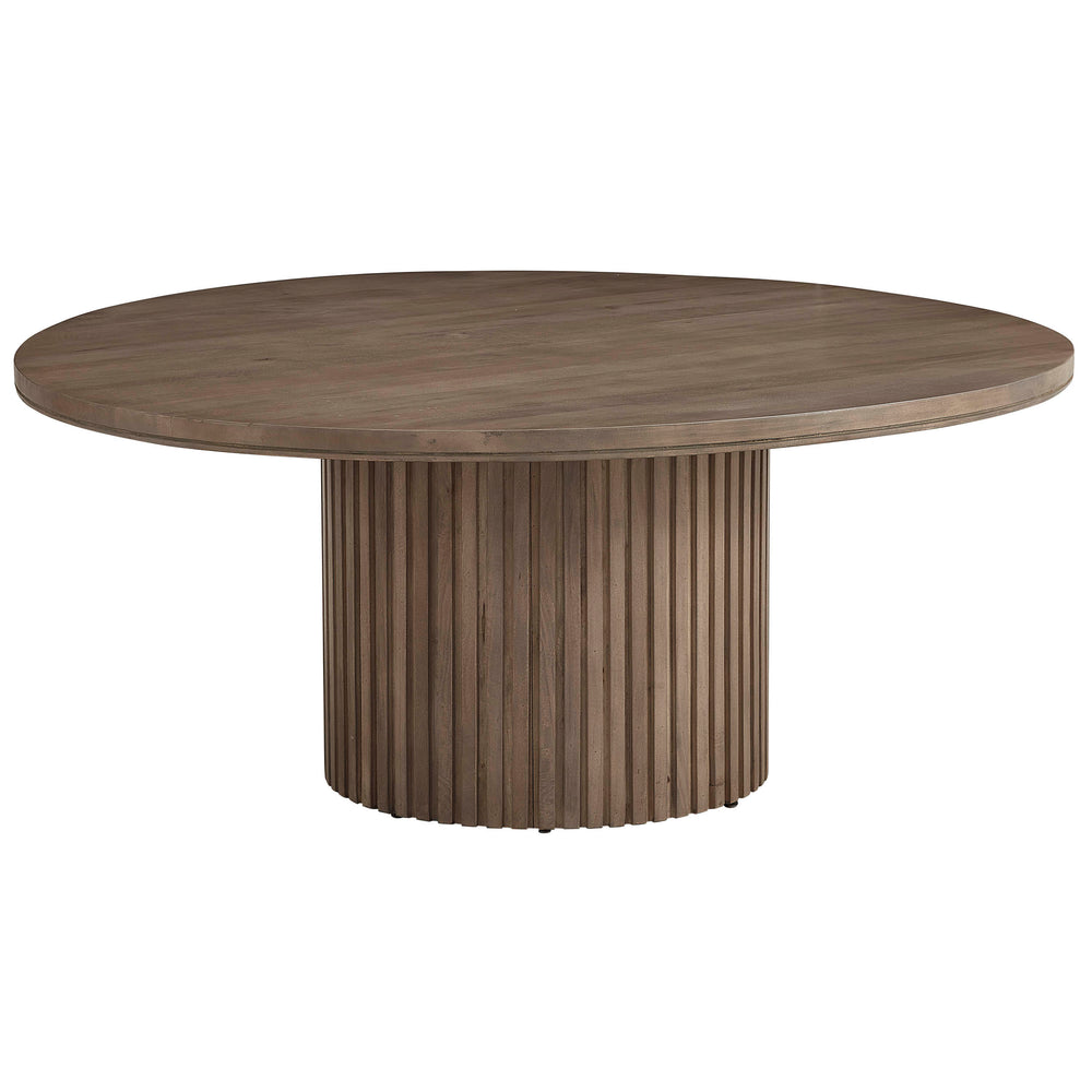 Bradley Round Dining Table, Misted Ash