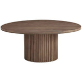 Bradley Round Dining Table, Misted Ash