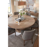 Bradley Round Dining Table, Misted Ash
