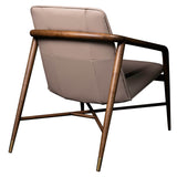 Remi Leather Chair, Beige