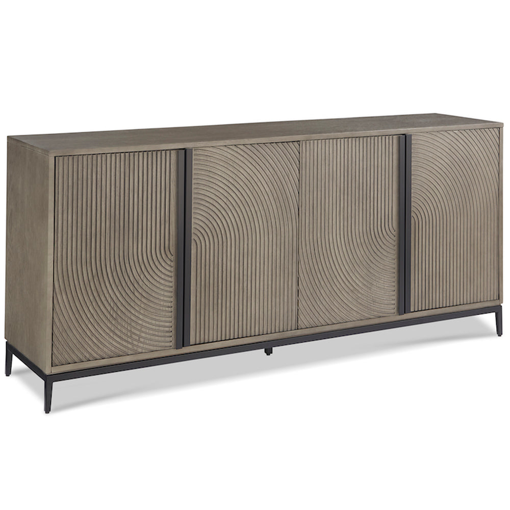 Willow 4 Door Sideboard, Dusted Stone