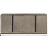 Willow 4 Door Sideboard, Dusted Stone