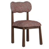 Collette Dining Chair, Merlot Dot, Set of 2
