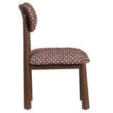 Collette Dining Chair, Merlot Dot, Set of 2