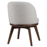 West Swivel Dining Chair, Woven Cloud, Set of 2