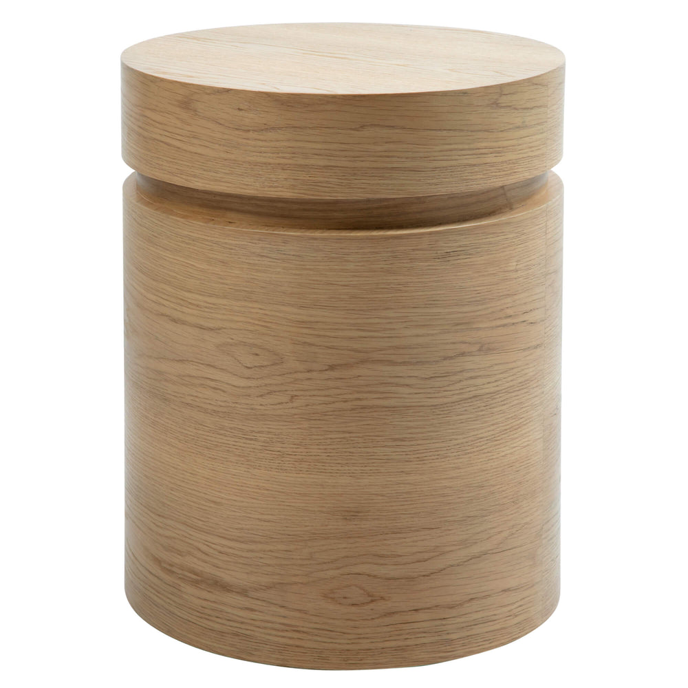 Jax End Table, Salted Oak-Furniture - Accent Tables-High Fashion Home