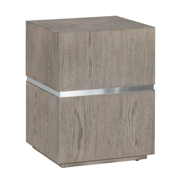 Sander End Table, Dusted Stone-Furniture - Accent Tables-High Fashion Home