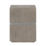 Sander End Table, Dusted Stone-Furniture - Accent Tables-High Fashion Home