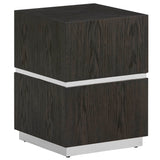Sander End Table, Dark Cinder