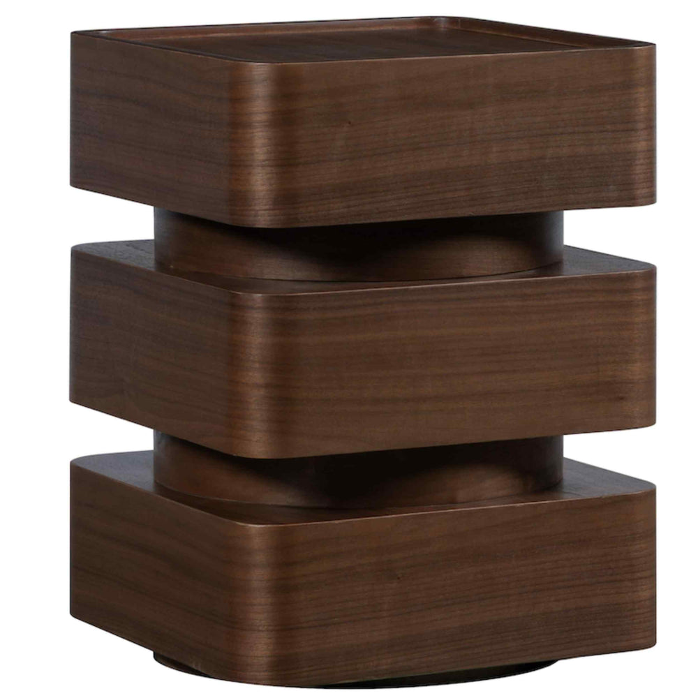 Arlo End Table, Dark Walnut