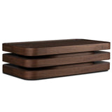 Arlo Coffee Table, Dark Walnut