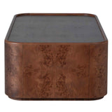 Loma Coffee Table, Caramel Burl