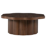 Flora Coffee Table, Dark Walnut