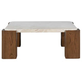 Marcus Coffee Table, Toasted Ivory