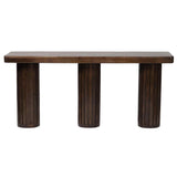 Bradley Console Table, Aged Ash